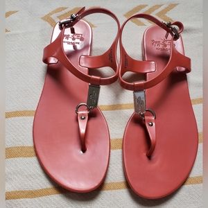 Coral Coach Sandals Size Womens 7
